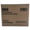 GEN Premium Interfold Pop-Up Dispenser Napkin, 2-Ply, 6.5 x 8.3, White, 250/Pack, 24 Packs/Carton