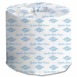 GEN Standard Bath Tissue, Individually Wrapped Rolls, Septic Safe, 1-Ply, White, 1,000 Sheets/Roll, 96 Rolls/Carton