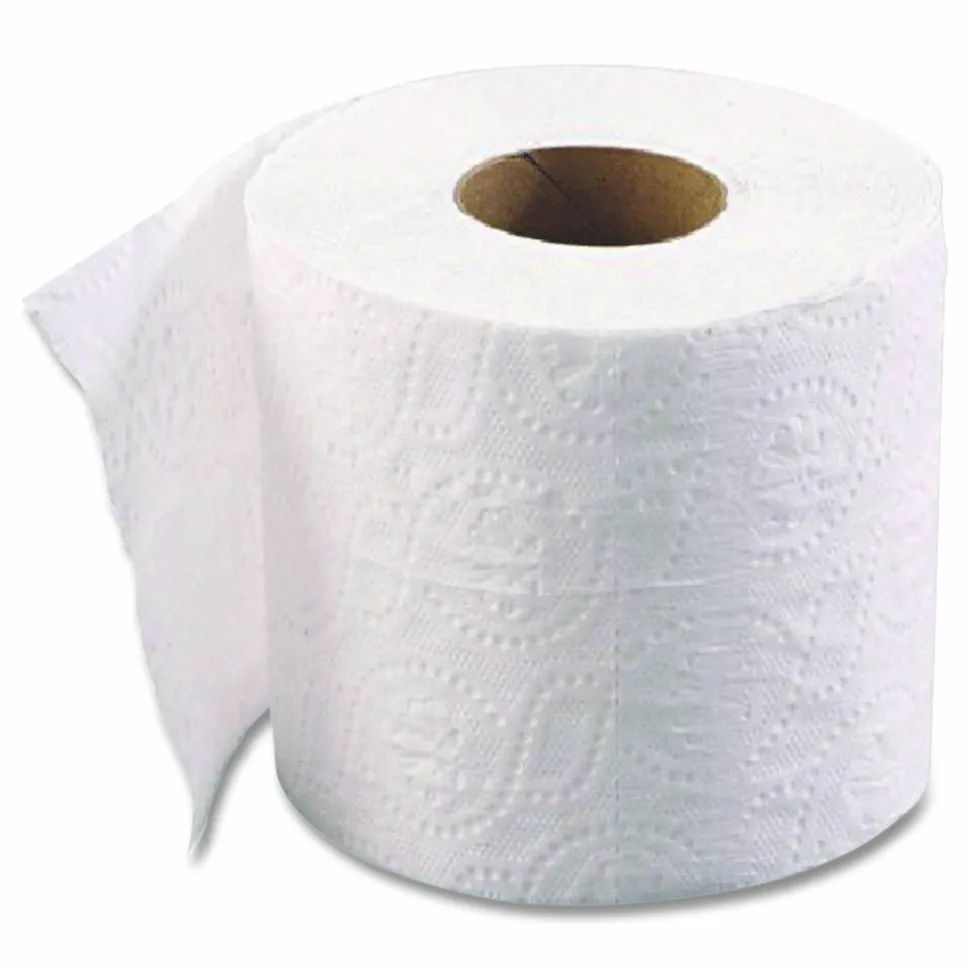 GEN Standard Bath Tissue, Individually Wrapped Rolls, Septic Safe, 1-Ply, White, 1,000 Sheets/Roll, 96 Rolls/Carton
