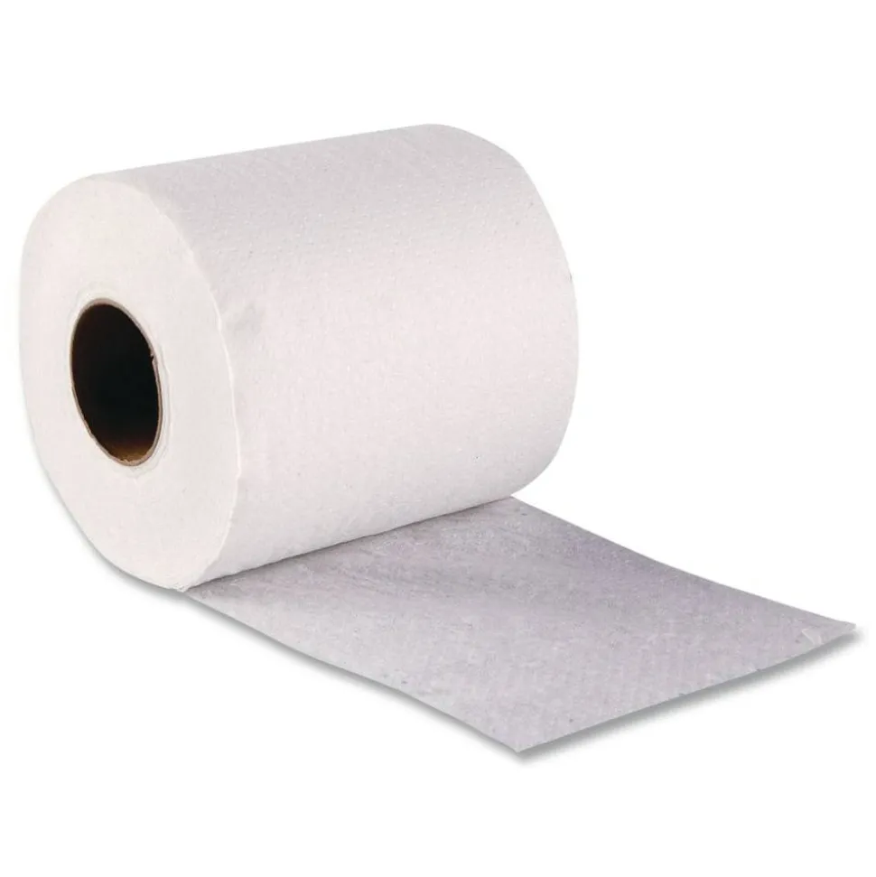 GEN Standard Bath Tissue, Individually Wrapped Rolls, Septic Safe, 1-Ply, White, 1,000 Sheets/Roll, 96 Rolls/Carton
