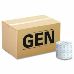 GEN Standard Bath Tissue, 2-Ply, White, 400 Sheets/Roll, 96 Rolls/Carton