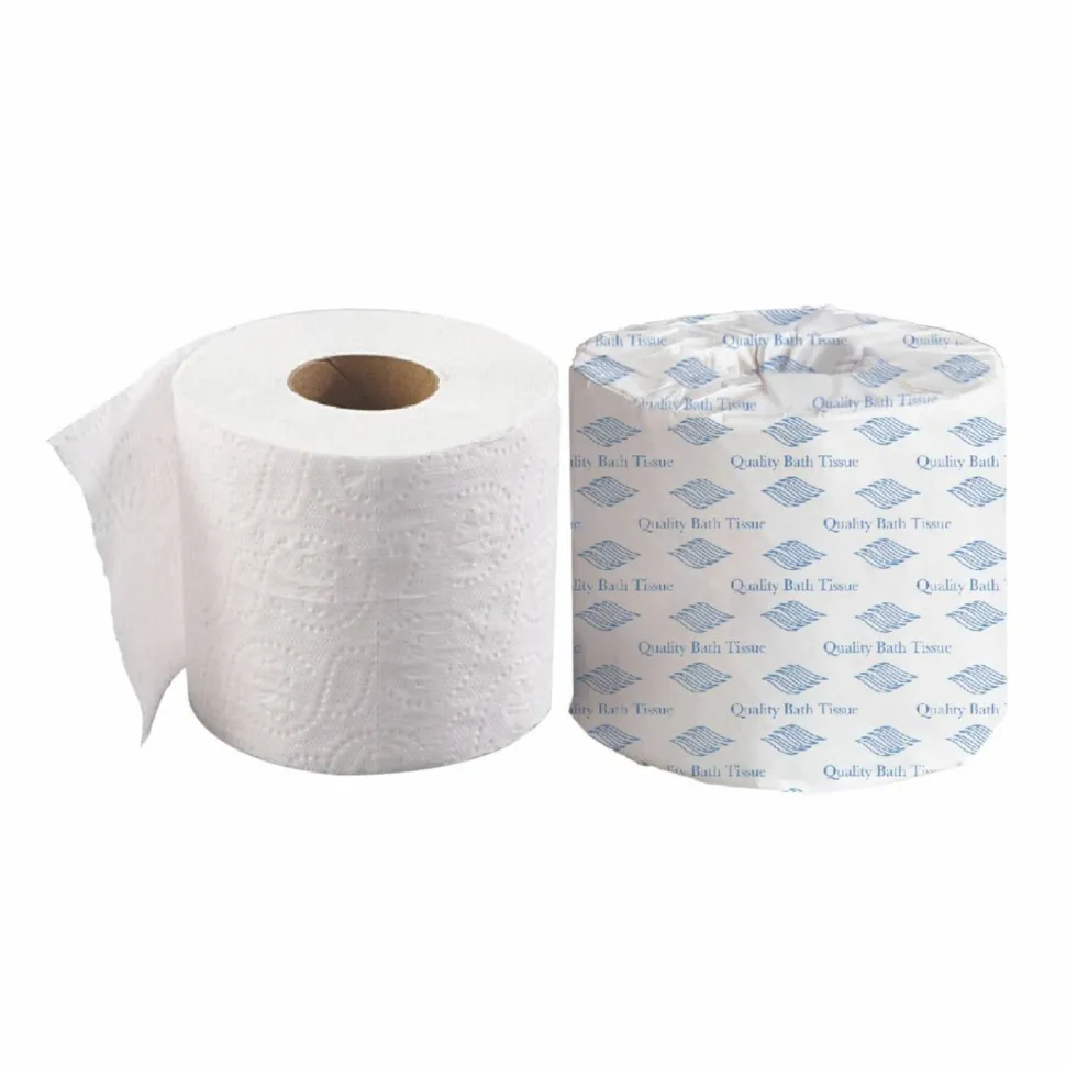 GEN Standard Bath Tissue, 2-Ply, White, 500 Sheets/Roll, 96 Rolls/Carton