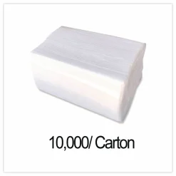 GEN Tall-Fold Napkins, 1-Ply, 5.98 x 11.38, White, 10,000/Carton