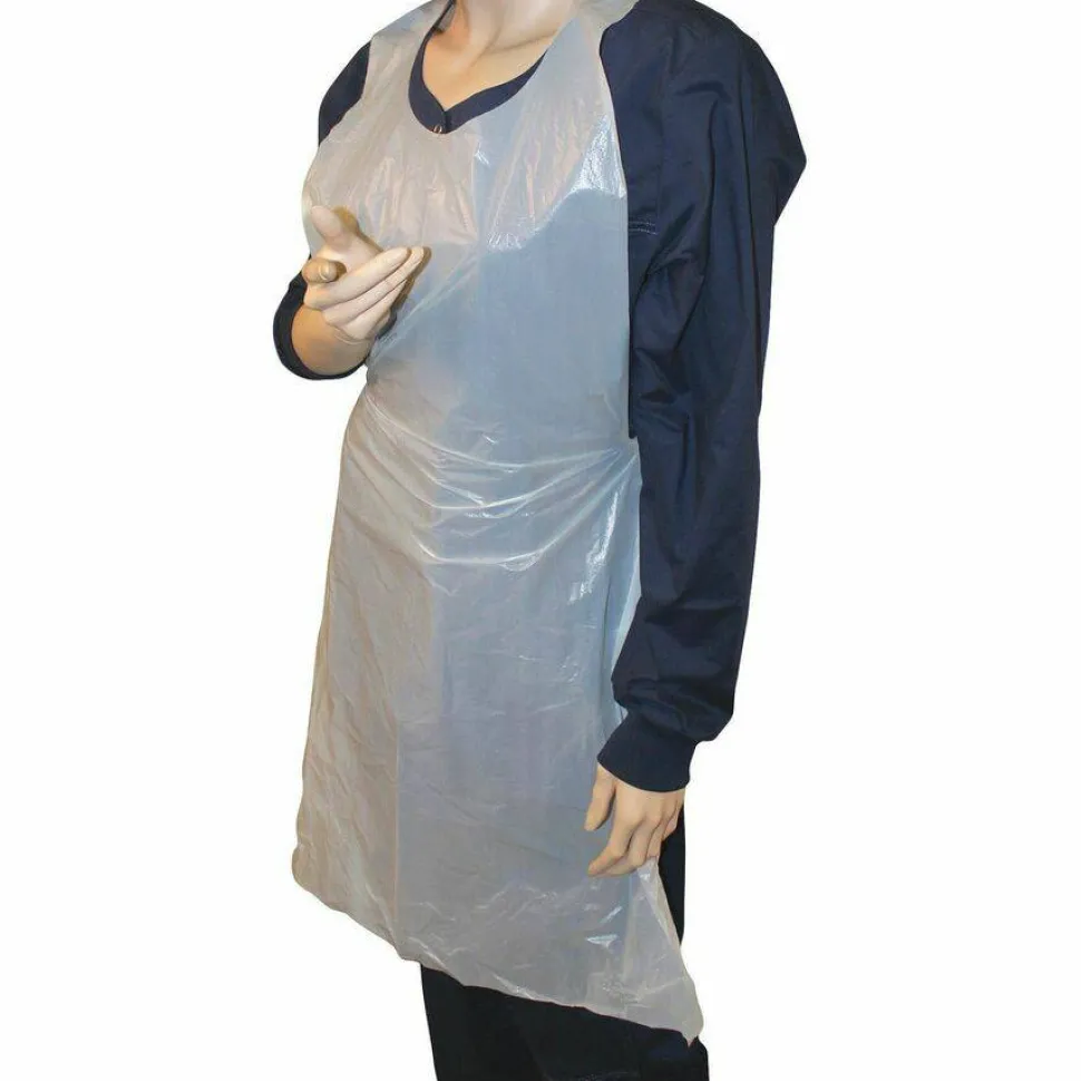 Genuine Joe 50" Disposable Poly Apron