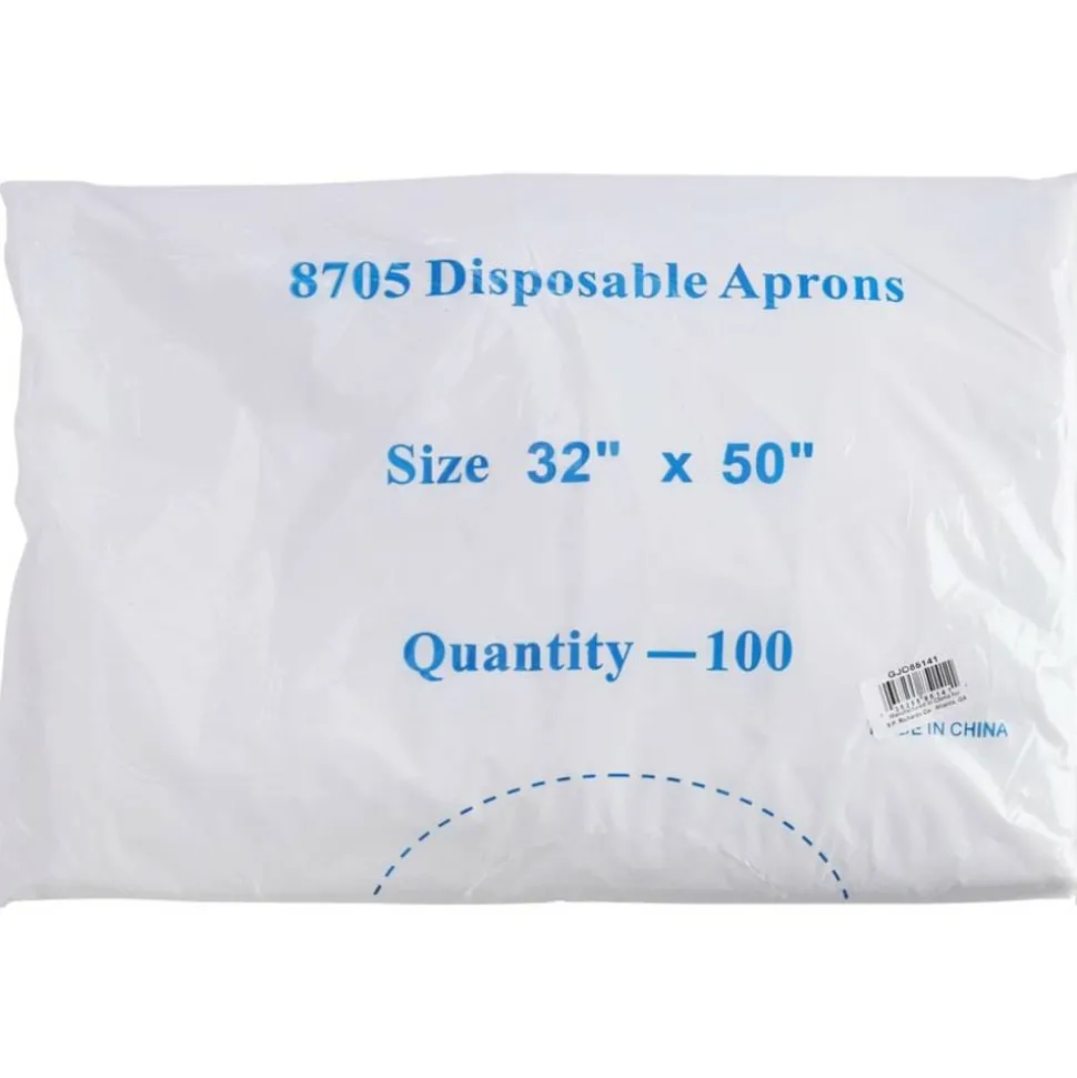Genuine Joe 50" Disposable Poly Apron