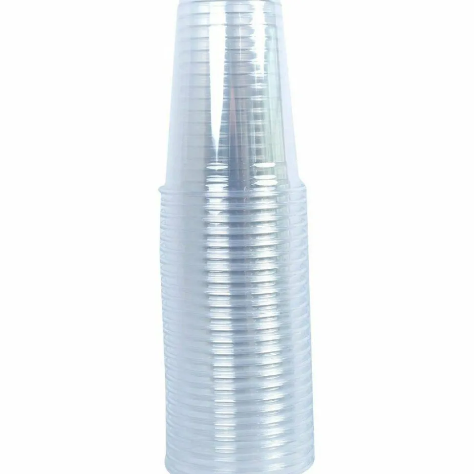 Genuine Joe 10 oz Clear Plastic Cups