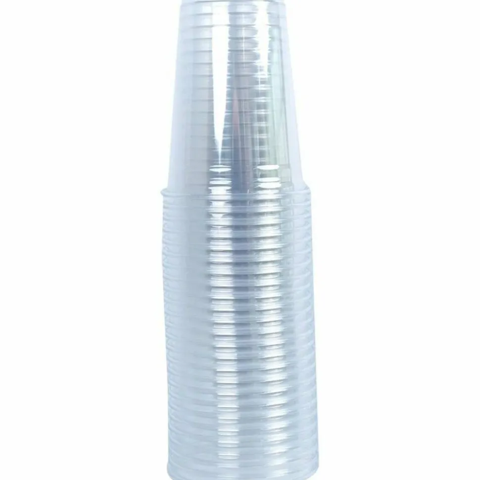 Genuine Joe 10 oz Clear Plastic Cups
