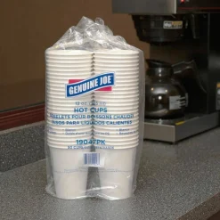 Genuine Joe 12 oz Disposable Hot Cups