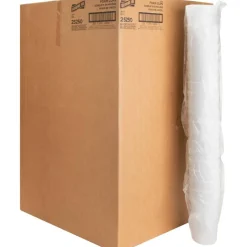 Genuine Joe 20 oz Foam Cups - 20 fl oz - White - Styrofoam - Hot Drink, Cold Drink - 500 / Carton