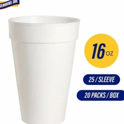 Genuine Joe 16 oz Hot/Cold Foam Cups