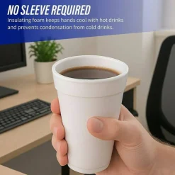 Genuine Joe 16 oz Hot/Cold Foam Cups