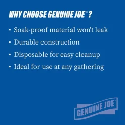Genuine Joe 12 oz Paper Bowls - Disposable - Multi - 125/Pack - 4 / Carton