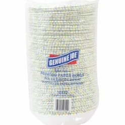 Genuine Joe 12 oz Paper Bowls - Disposable - Multi - 125 / Pack
