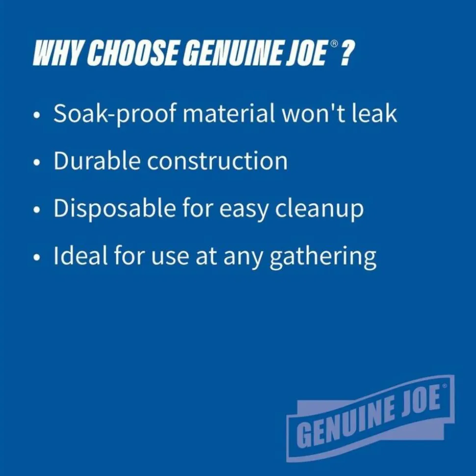 Genuine Joe 12 oz Paper Bowls - Disposable - Multi - 125 / Pack