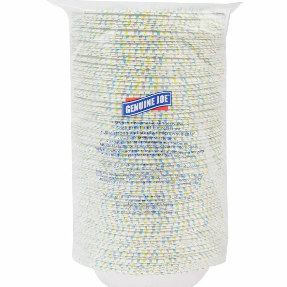 Genuine Joe 12 oz Paper Bowls - Disposable - Multi - 125 / Pack
