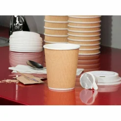 Genuine Joe 10 oz Rippled Hot Cups