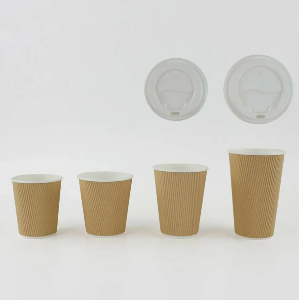 Genuine Joe 12 oz Rippled Hot Cups