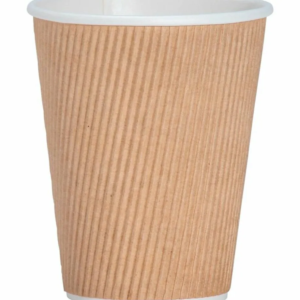 Genuine Joe 12 oz Rippled Hot Cups