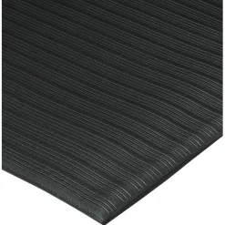 Genuine Joe Air Step Anti-Fatigue Mat, 3' x 12', Black