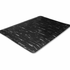 Genuine Joe Anti-Fatigue Mat, 3' x 5', Black Marble