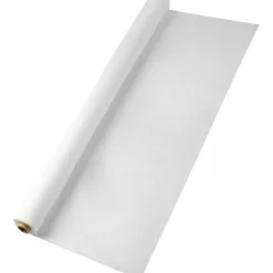 Genuine Joe Banquet-size Plastic Tablecover - 300 ft Length x 40" Width - 6 / Carton - Plastic - White