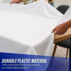 Genuine Joe Banquet-size Plastic Tablecover - 300 ft Length x 40