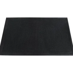 Genuine Joe Clean Step 50% Recycled Scraper Mat, 3' x 5', Black