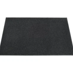 Genuine Joe EcoGuard Eternity Indoor Floor Mat, 2' x 3', Charcoal Gray