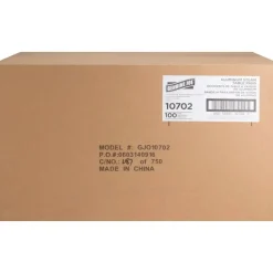 Genuine Joe Half-size Disposable Aluminum Pan - Cooking, Serving - Disposable - 0.5" Diameter - Silver - Aluminum Body - 100 / Carton