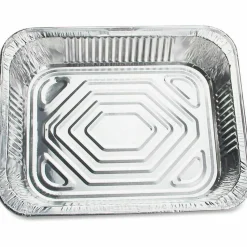Genuine Joe Half-size Disposable Aluminum Pan - Cooking, Serving - Disposable - 0.5