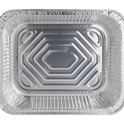 Genuine Joe Half-size Disposable Aluminum Pan - Cooking, Serving - Disposable - 0.5