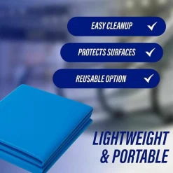 Genuine Joe Plastic Rectangular Table Covers, 108