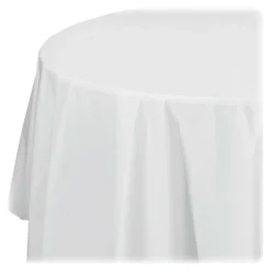 Genuine Joe Plastic Round Table Covers, 48