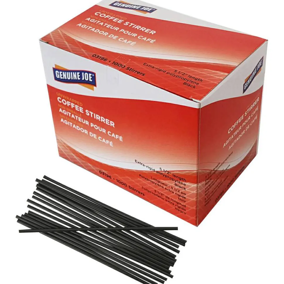 Genuine Joe Plastic Stirrers