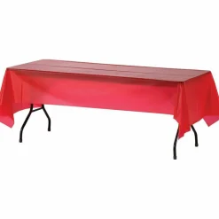 Genuine Joe Plastic Table Covers, 54