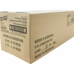 Genuine Joe 2-Ply Facial Tissue, 100 Sheets Per Box, Case Of 30 Boxes
