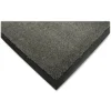 Genuine Joe Silver Series Indoor Entry Mat - Building, Carpet, Hard Floor - 10 ft Length x 36" Width - Plush - Charcoal - 1Each