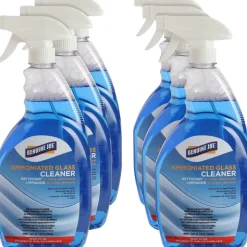 Genuine Joe Ammoniated Glass Cleaner Spray, 32 Oz Bottle, Box Of 6