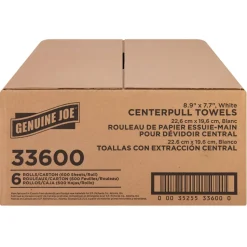 Genuine Joe Centerpull Towel Rolls - 8.13