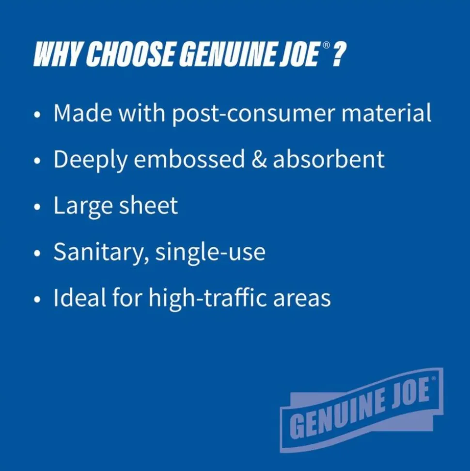 Genuine Joe C-Fold 1-Ply Paper Towels, Pack Of 2400 Sheets