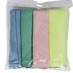 Genuine Joe Color-coded Microfiber Cleaning Cloths - 16