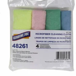 Genuine Joe Color-coded Microfiber Cleaning Cloths - 16