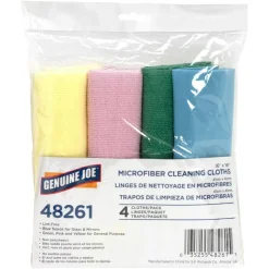 Genuine Joe Color-coded Microfiber Cleaning Cloths - 16