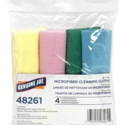 Genuine Joe Color-coded Microfiber Cleaning Cloths - 16