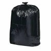 Genuine Joe Contractor Cleanup Trash Bags, 2.5 mil, 42 Gallons, 33" x 48", Black, Box Of 20