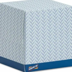 Genuine Joe Cube Box Facial Tissue - 2 Ply - Interfolded - White - 85 / Box - 36 / Carton