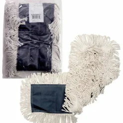 Genuine Joe Disposable Dust Mop Refill - 5"x 36" - Disposable, 4-ply, Looped Ends, Quick Drying, Fray Resistant, Durable, Absorbent, - 00365