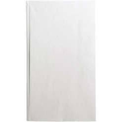Genuine Joe Embossed 2-Ply Dinner Napkins, 17" x 15", 100% Recycled, White, 100 Napkins Per Sleeve, Carton Of 30 Sleeves