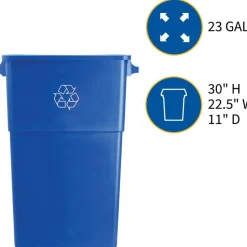 Genuine Joe 23 Gallon Recycling Container