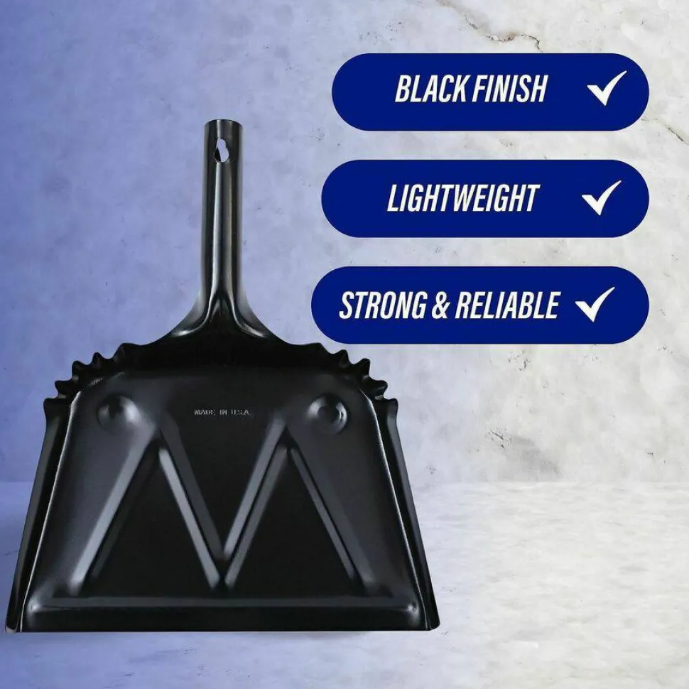Genuine Joe Heavy-Duty Metal Dustpan